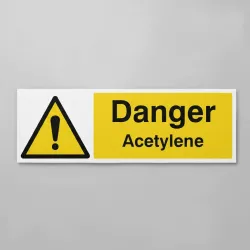 Danger - Acetylene