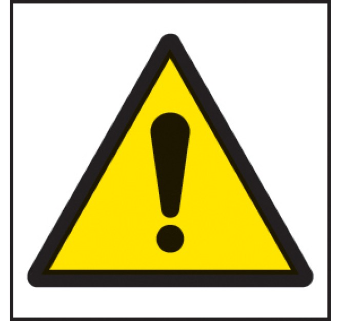 ! - Warning - Exclamation Symbol
