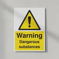 Warning - Dangerous Substances