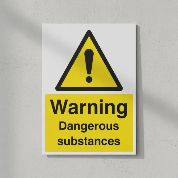 Warning - Dangerous Substances Warning - Dangerous Substances