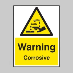 Warning - Corrosive Warning - Corrosive