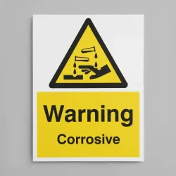 Warning - Corrosive