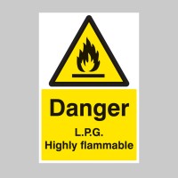 Danger - L.P.G Highly Flammable