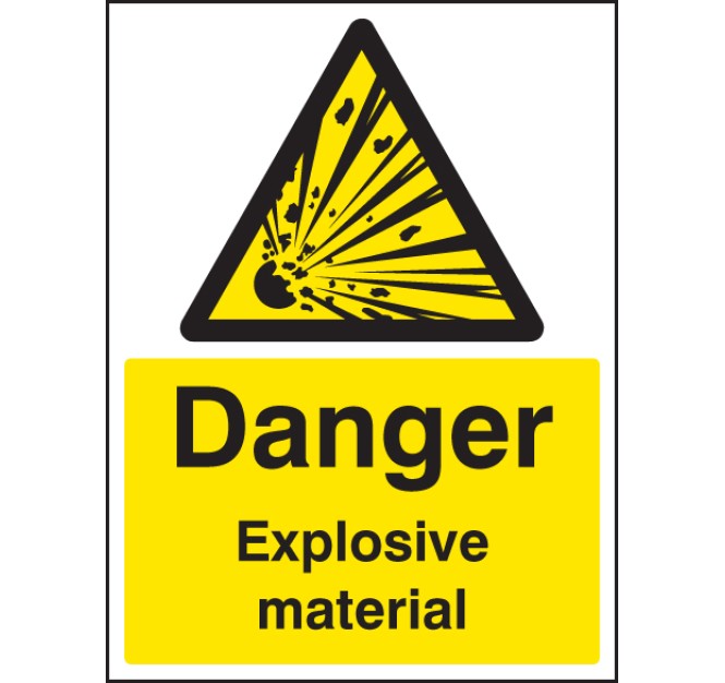 Danger - Explosive Material