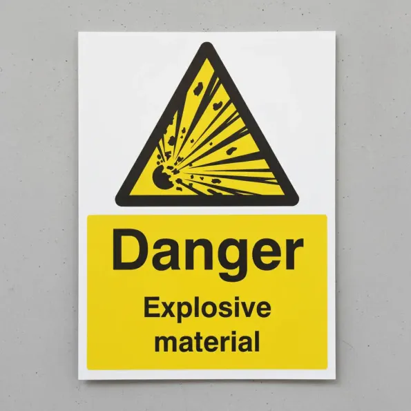 Danger - Explosive Material Danger - Explosive Material