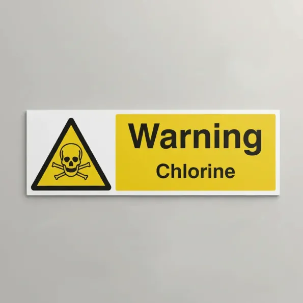 Warning - Chlorine Warning - Chlorine