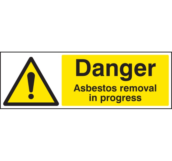 Danger - Asbestos Removal in Progress