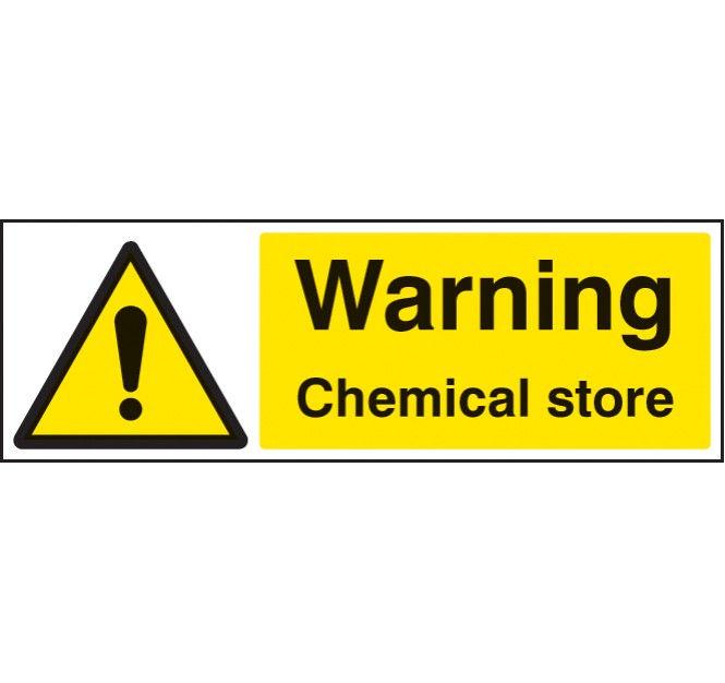 Warning - Chemical Store