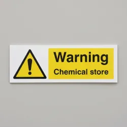Warning - Chemical Store