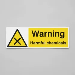 Warning - Harmful Chemicals