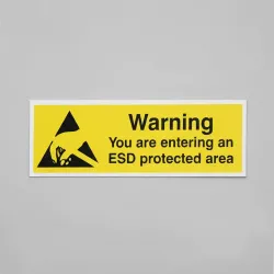 Warning - You Are Entering An ESD Protected Area Warning - You Are Entering An ESD Protected Area