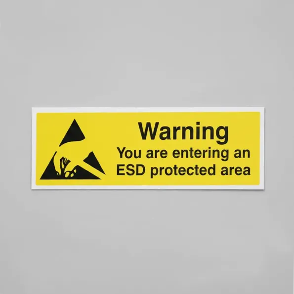 Warning - You Are Entering An ESD Protected Area Warning - You Are Entering An ESD Protected Area