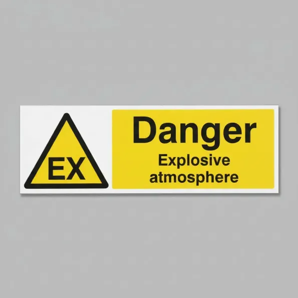 Danger - Explosive Atmosphere Danger - Explosive Atmosphere