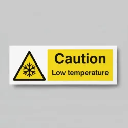 Caution - Low Temperature Caution - Low Temperature