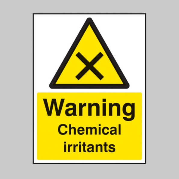 Warning - Chemical Irritants