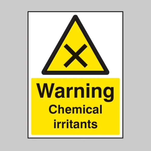 Warning - Chemical Irritants Warning - Chemical Irritants