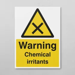Warning - Chemical Irritants