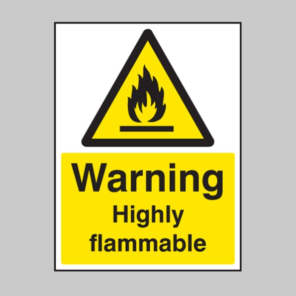 Warning - Highly Flammable