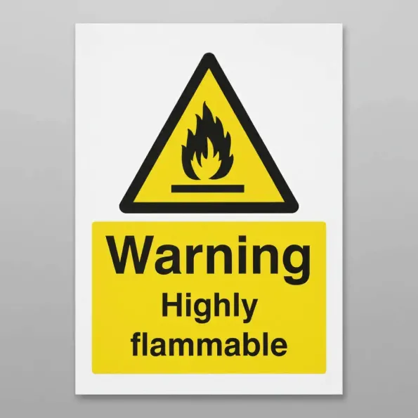 Warning - Highly Flammable