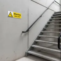 Warning - Steep Steps