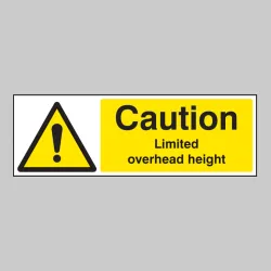 Caution - Limited Overhead Height Caution - Limited Overhead Height
