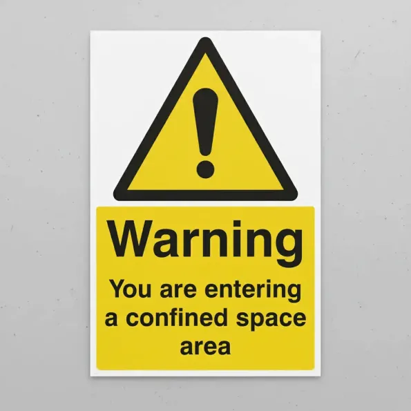 Warning - You Are Entering a Confined Space Area