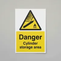 Danger - Cylinder Storage Area