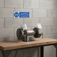 Eye Protection is Provided for Your Safety and Must be Worn