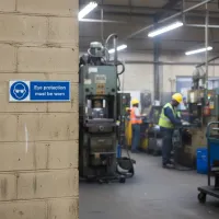 Eye Protection Must be Worn