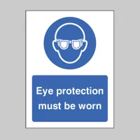 Eye Protection Must be Worn