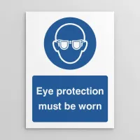 Eye Protection Must be Worn