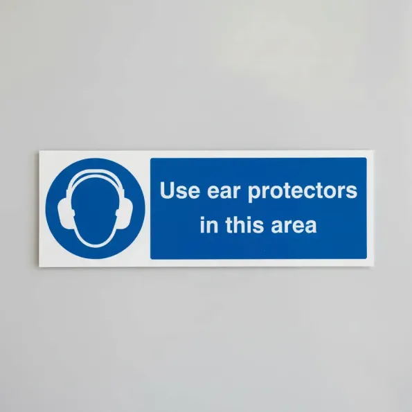 Use Ear Protectors in this Area Use Ear Protectors in this Area