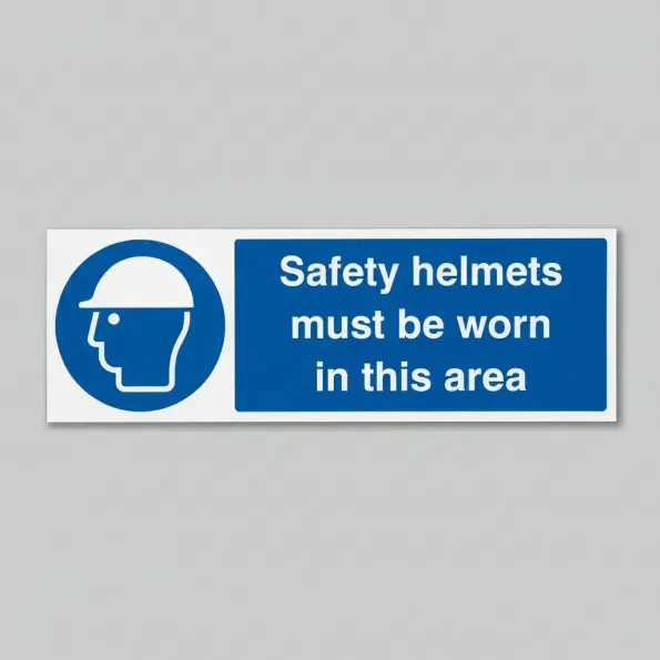 Safety Helmets Must be Worn in this Area