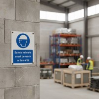 Safety Helmets Must be Worn in this Area