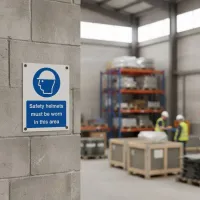 Safety Helmets Must be Worn in this Area