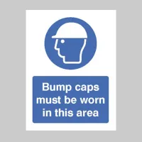 Bump Caps must be Worn in this Area