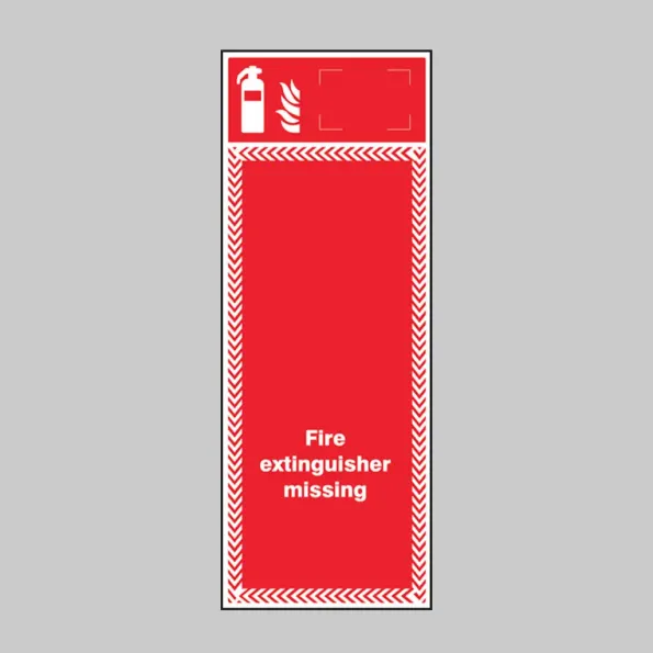 Fire Extinguisher Missing Board