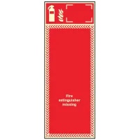 Fire Extinguisher Missing Board