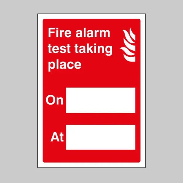 Fire Alarm Test - Adapt-a-Sign Fire Alarm Test - Adapt-a-Sign
