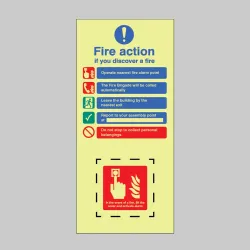 2-in-1 Fire Action and Call Point - In the Event of a Fire - Lift the Cover and Activate Alarm 2-in-1 Fire Action and Call Point - In the Event of a Fire - Lift the Cover and Activate Alarm
