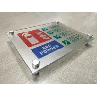 ABC Powder Fire Extinguisher Identification Sign ABC Powder Fire Extinguisher Identification Sign
