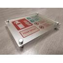 AFFF Foam Spray Fire Extinguisher Identification Sign