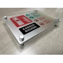 CO2 Carbon Dioxide Fire Extinguisher Identification Sign CO2 Carbon Dioxide Fire Extinguisher Identification Sign