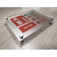 Water Fire Extinguisher Identification Sign