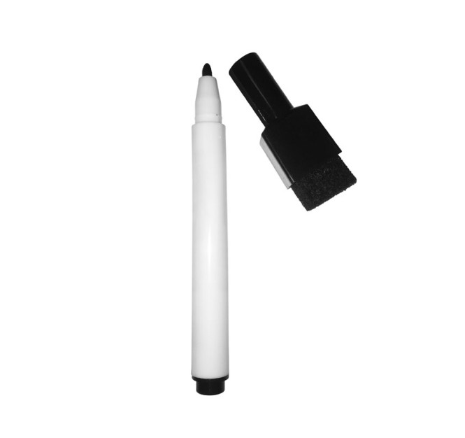 Dry Wipe Pen with Magnet and Eraser Attached