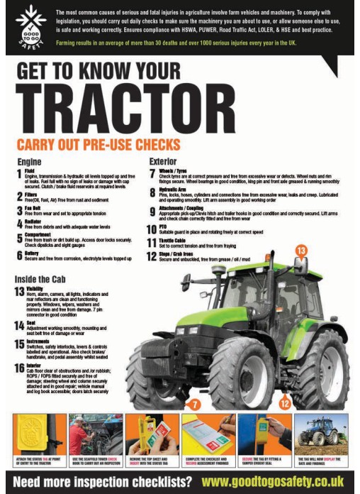 Agricultural Tractor Safety Poster Farm Safety Poster vrogue.co
