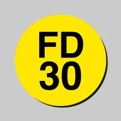 FD30 - Fire Door ID Tags (Pack of 50)