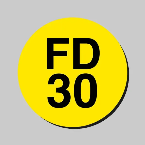 FD30 - Fire Door ID Tags (Pack of 50)