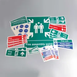 Fire Safety Signs Kit Fire Safety Signs Kit