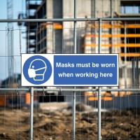 Masks Must be Worn When Working Here